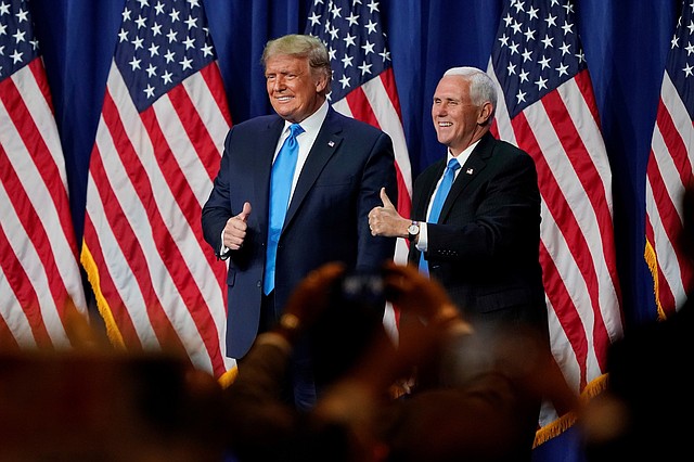 POLÍTICA. Mike Pence abogó por un nuevo periodo de Trump en la Casa Blanca. | Foto: Efe.