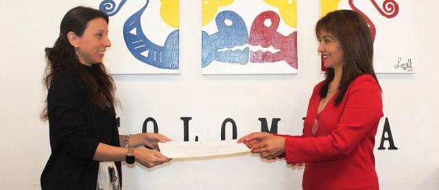 Toma de posesión de Carolina Mejía Gil en el Consulado de Colombia en Boston.
