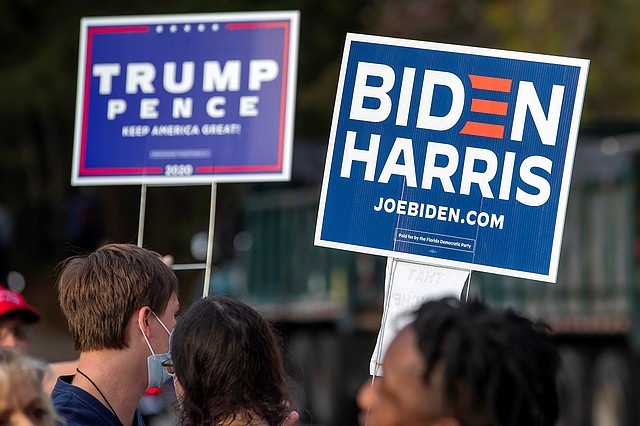 SONDEOS. Las encuestas evidencian una amplia ventaja a favor de Biden. | Foto: Efe/Erik S. Lesser