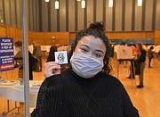 JOVEN. La joven Jennifer Barahona, votó por segunda vez y dijo que los jóvenes están más motivados a votar en estas elecciones. | FOTO: Tomás Guevara - ETL