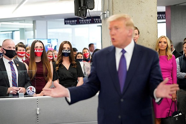 ELECCIONES. Trump se muestra confiado en que los resultados le serán favorables. | Foto: Efe/Chris Kleponis.