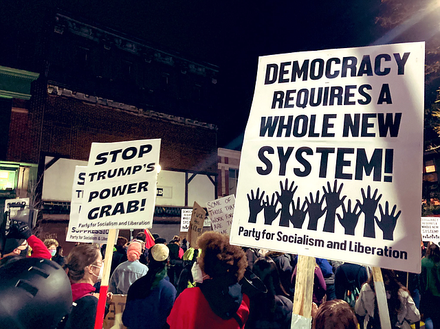 Marcha desde Nubian Square hasta Copley Square.