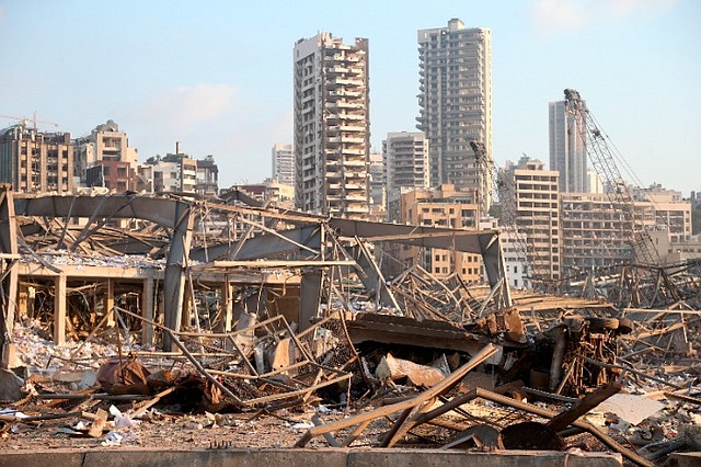 TRAGEDIA. Beirut sintió los efectos de una explosión que acabó con la vida de más de 220 personas/EFE