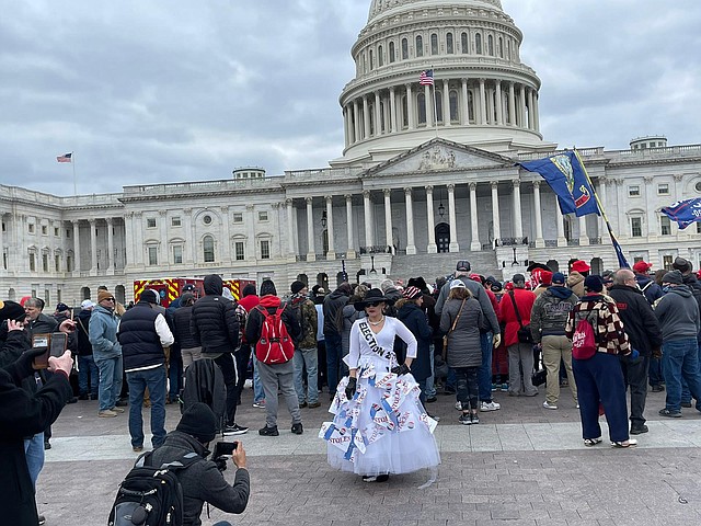 MANIFESTACIÓN. Concentración de los seguidores de Trump frente al Capitolio. | Foto: Ricardo Sánchez-Silva para El Tiempo Latino.