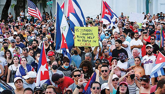 Protestas en Cuba