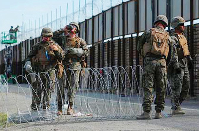 Retirarán soldados de la frontera sur