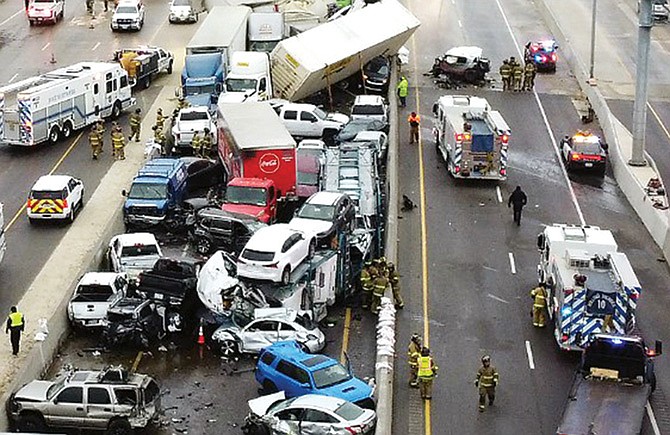 Las carreteras texanas son peligrosas