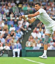 El serbio se mostró seguro y con confianza en su primera aparición en Wimbledon.